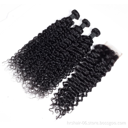 10A grade human hair weave bundles and closure cuticle aligned virgin hair dropshipping to Global human hair extention